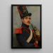 Autoritratto in uniforme di artiglieria a cavallo francese - Jean-Baptiste Édouard Detaille — quadro incorniciato alla parete