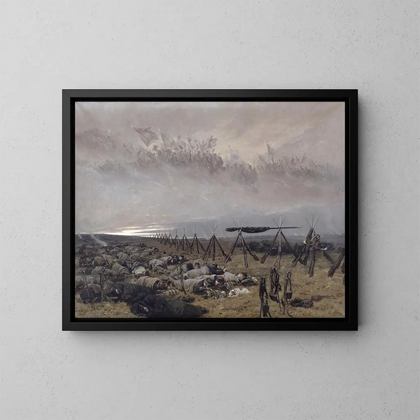 Il Sogno - Jean-Baptiste Édouard Detaille — quadro incorniciato alla parete