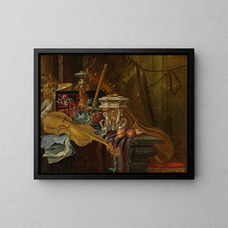 JeanBaptiste van Moerkercke - Still Life With Musical Instruments.webp