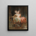 Le Due Sorelle - Jean-Claude Richard de Saint-Non — quadro incorniciato alla parete