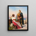 La lettre d'amour - Jean-Claude Bonnefond — gerahmtes Bild an der Wand