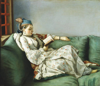 JeanEtienne Liotard - Portrait of Maria Adelaide of France in Turkishstyle clothes.webp