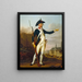 Der Bürger Nau Deville in Uniform der Nationalgarde - Jean-François Bellier — gerahmtes Bild an der Wand