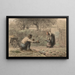 Premiers passi - Jean-François Millet — quadro incorniciato alla parete