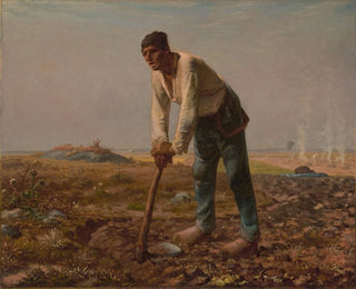 Mann mit Hacke - Jean-François Millet — Ansicht des Kunstwerks