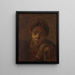 Studio Tête di contadina studio - Jean-François Millet — quadro incorniciato alla parete