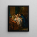 Prima della festa - Jean-François de Troy — quadro incorniciato alla parete