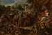 Der Kampf der Soldaten, die aus den Zähnen der Schlange geboren wurden - Jean-François de Troy — Ansicht des Kunstwerks