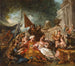 Szene im Orient oder das Festmahl Esther - Jean-François de Troy — Ansicht des Kunstwerks