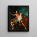Parigi e Œnone - Jean-François de Troy — quadro incorniciato alla parete