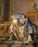 La Jarretière - Jean-François de Troy — vista dell’opera
