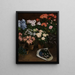 Topf mit Blumen - Jean-Frédéric Bazille — gerahmtes Bild an der Wand