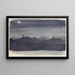 Ansicht von Rom bei Nacht - Jean-Hippolyte Flandrin — gerahmtes Bild an der Wand