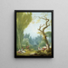 Ein Spiel von Pferd und Reiter - Jean-Honoré Fragonard — gerahmtes Bild an der Wand