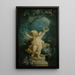 L'Amour triomphant - Jean-Honoré Fragonard — gerahmtes Bild an der Wand