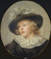Portrait eines jungen Jungen mit einem Federhut - Jean - Honoré Fragonard — Ansicht des Kunstwerks