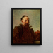 Ritratto di un uomo in abito - Jean-Honoré Fragonard — quadro incorniciato alla parete