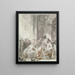 La Compétition - Jean-Honoré Fragonard — gerahmtes Bild an der Wand