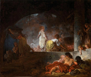 Le Lavandaie - Jean-Honoré Fragonard — vista dell’opera