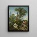 The Progress of Love The Meeting - Jean-Honoré Fragonard — framed artwork on a wall