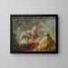 The Rest During the Flight into Egypt - Jean-Honoré Fragonard — framed artwork on a wall