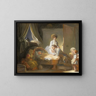 JeanHonor Fragonard - The Visit to the Nursery.webp