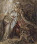 Dante che medita sulla Divina Commedia - Jean-Jacques Feuchère — vista dell’opera