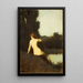Une baigneuse Écho - Jean-Jacques Henner — quadro incorniciato alla parete