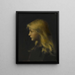 Mädchen blond - Jean-Jacques Henner — gerahmtes Bild an der Wand