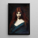 Portrait d'une jeune fille aux cheveux roux - Jean-Jacques Henner — quadro incorniciato alla parete
