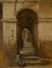 Gasse in Rom - Jean - Jacques Henner — Ansicht des Kunstwerks