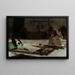 The Day of the Funeral Scene from Morocco - Jean-Joseph Benjamin-Constant — framed artwork on a wall