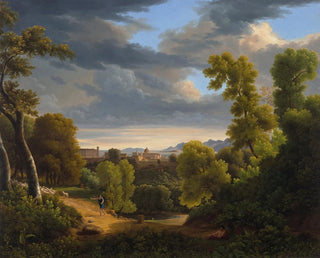 JeanJosephXavier Bidauld - A view of Vietri near the sea in the Gulf of Salerno with Capri in the background.webp