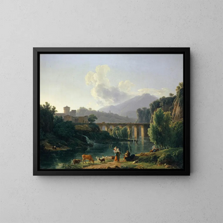 JeanJosephXavier Bidauld - Roman Landscape with Viaduct.webp