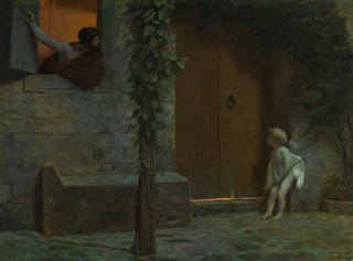 JeanLon Grme - Cupid at the Door in a Rainstorm.webp