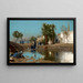 Donne fellahs che attingono acqua - Jean-Léon Gérôme — quadro incorniciato alla parete