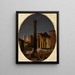 Le forum la nuit - Jean-Léon Gérôme — gerahmtes Bild an der Wand