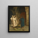 Un vieux ebreo con tre arabi - Jean-Léon Gérôme — quadro incorniciato alla parete