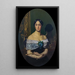 Portrait de Femme - Jean-Léon Gérôme — quadro incorniciato alla parete