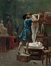 Pygmalion e Galatea (bozzetto a olio) - Jean - Léon Gérôme — vista dell’opera