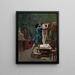 Pygmalion e Galatea (bozzetto a olio) - Jean - Léon Gérôme — quadro incorniciato alla parete