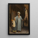 Die helfende Hand - Jean-Léon Gérôme — gerahmtes Bild an der Wand