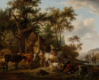 L'Abreuvoir - Jean-Louis Demarne — vista dell’opera