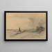 zerstörte Erde - Jean-Louis Forain — gerahmtes Bild an der Wand