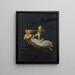 Die Nacht - Jean-Louis Hamon — gerahmtes Bild an der Wand
