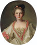 Portrait Painting of Marie-Thérèse Geoffrin 1715-1791 Marquise de la Ferté-Imbault - Jean-Marc Nattier — artwork view