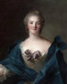 Portrait painting of a woman - Jean-Marc Nattier — artwork view