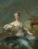Die Herzogin von Chartres in der Rolle der Hebe - Jean-Marc Nattier — Ansicht des Kunstwerks