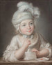 Ritratto di bambino al castello di carte - Jean-Martial Frédou — vista dell’opera
