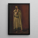 Study of Merovingian history of Hilperic - Jean-Paul Laurens — framed artwork on a wall